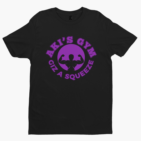 Aki's Gym T-Shirt - Unique Designs UK Scouse Meme Collection Liverpool