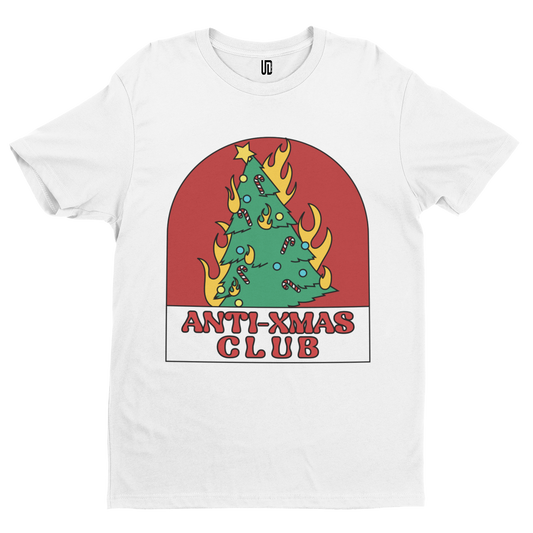 Anti Xmas Club T-Shirt - Christmas Xmas Funny Adult