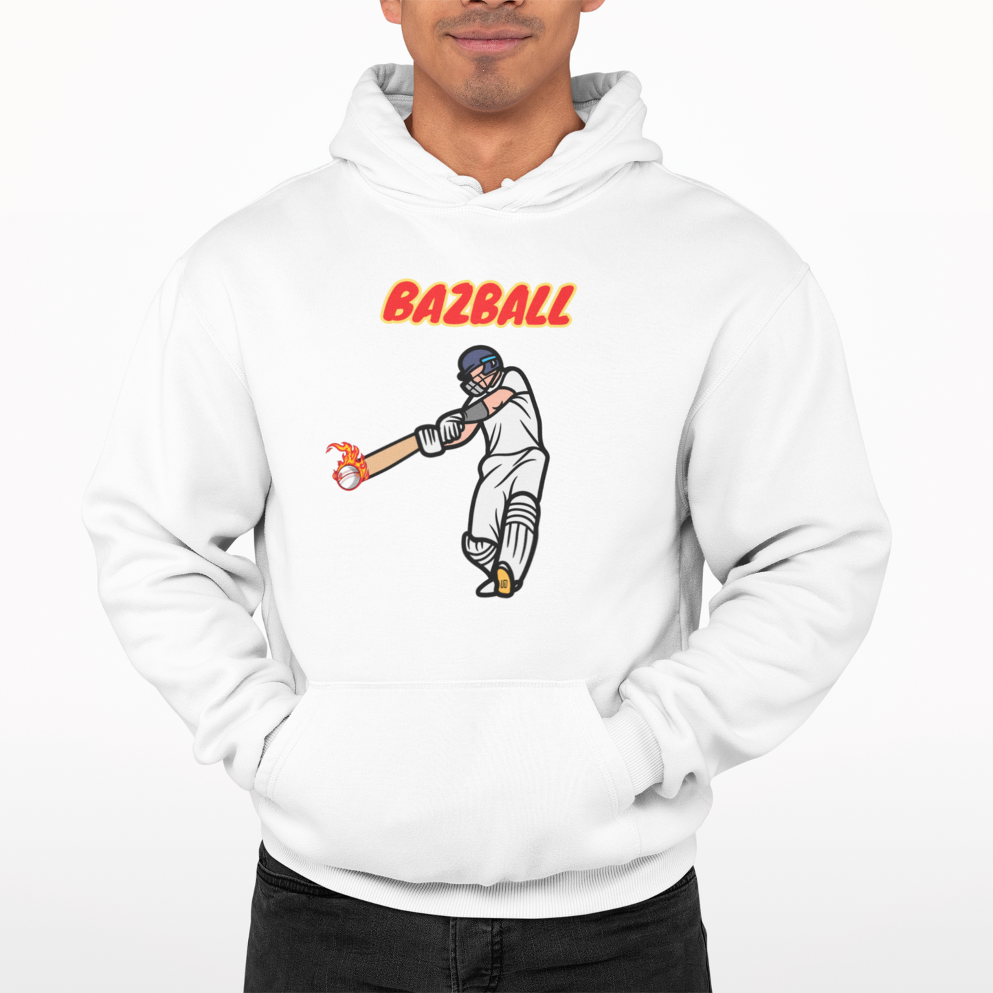 Bazball Hoodie - England Cricket Ashes Bazball Sport Funny Cool