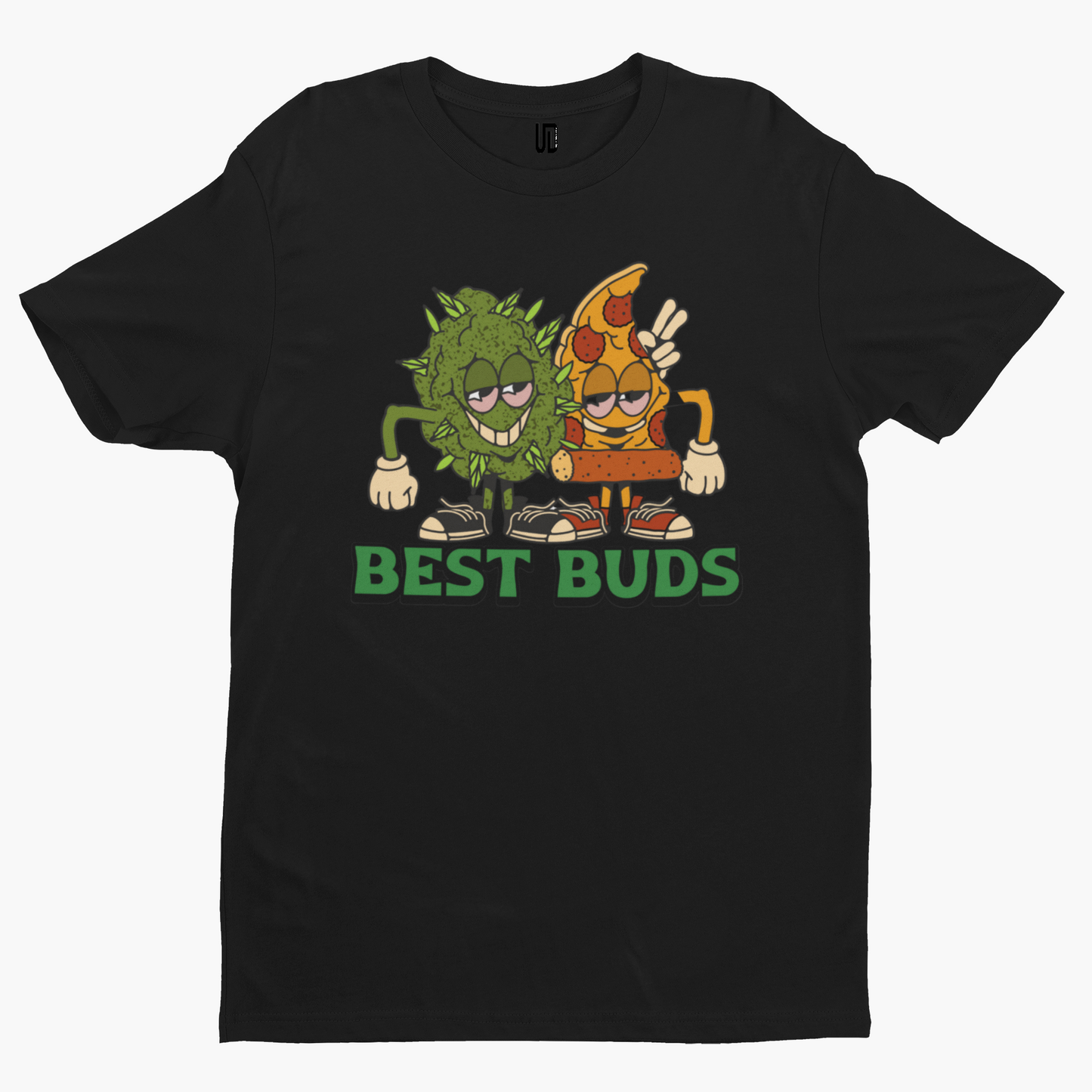 Best Buds T-Shirt - Funny Stoner Weed Pizza Drugs