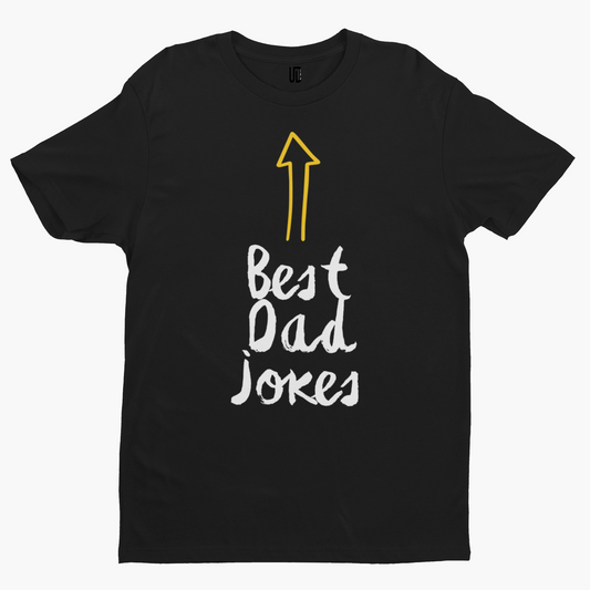 Best Dad Jokes T-Shirt - Funny Fathers Day Gift Film Funny Comedy Movie 80s Cool