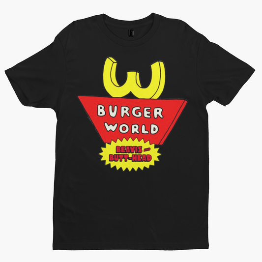 Burger World T-Shirt - Funny Movie Film TV Comedy Funny Adult Bobs