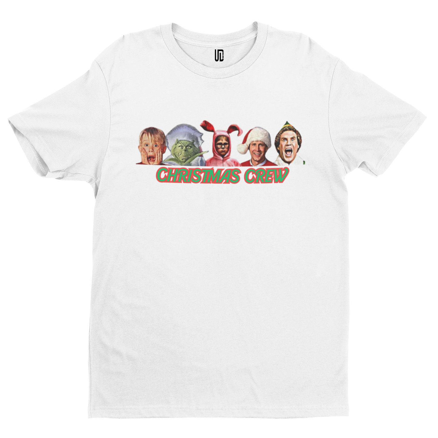 Christmas Crew T-Shirt - Christmas Xmas Funny Adult Grinch Home Alone Elf