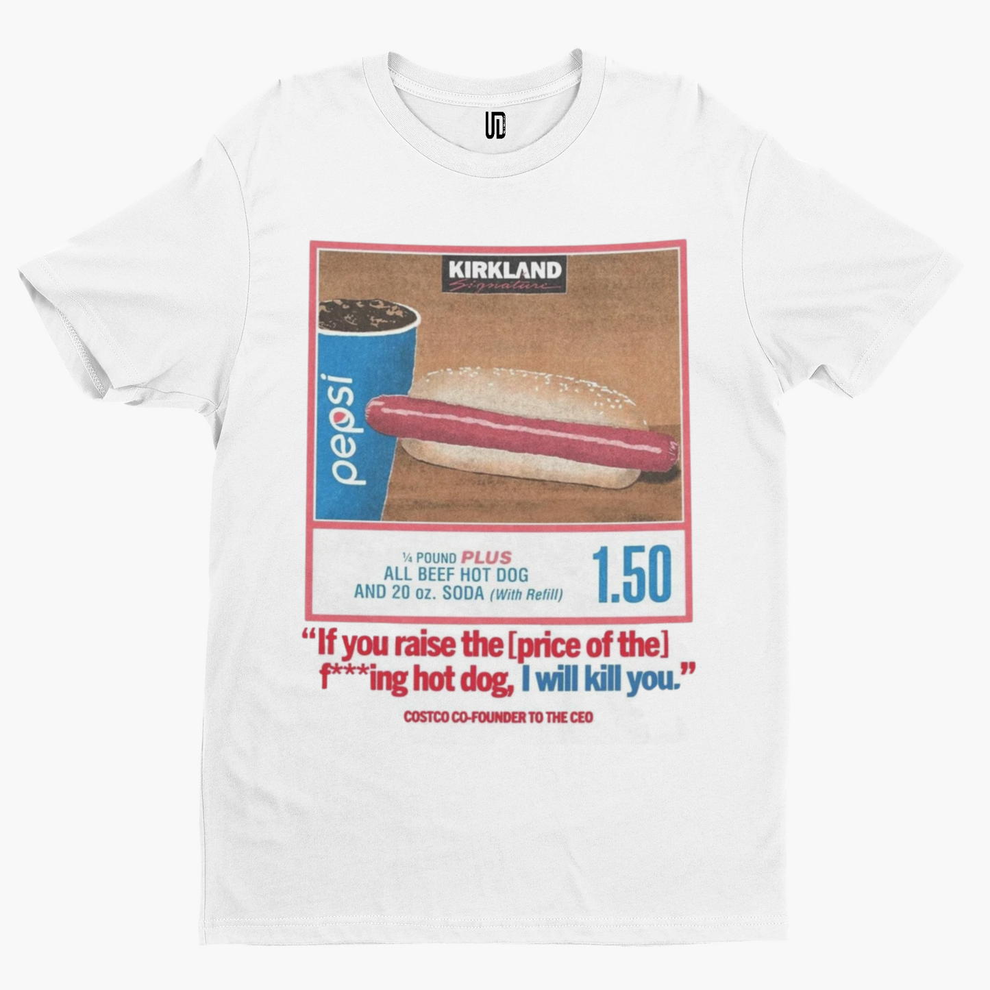 Costco HotDogs T-Shirt - CEO Funny Cartoon Adult Humour Comedy