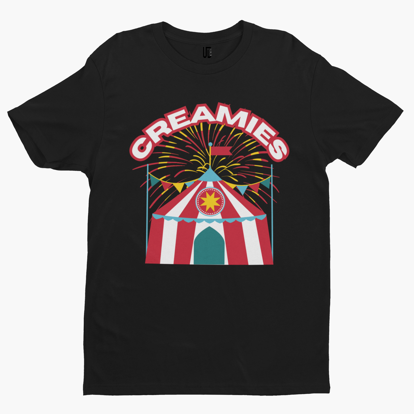 Creamies T-Shirt - Retro Trippy UK Festival Rave Music Liverpool