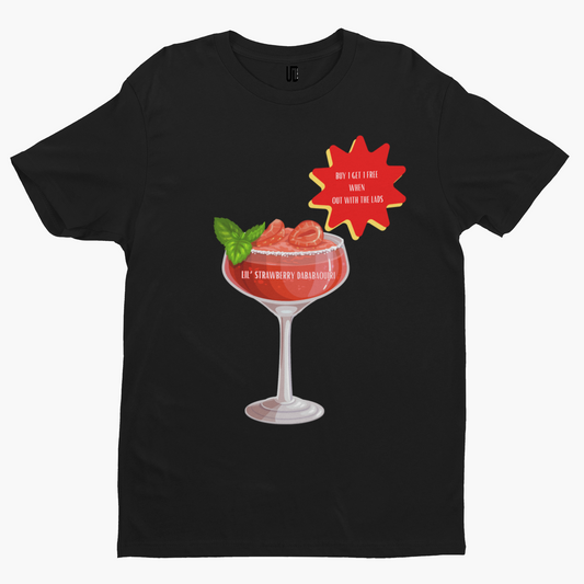 Lil Strawberry Dababaquiri T-Shirt - Unique Designs UK Scouse Meme Collection Liverpool