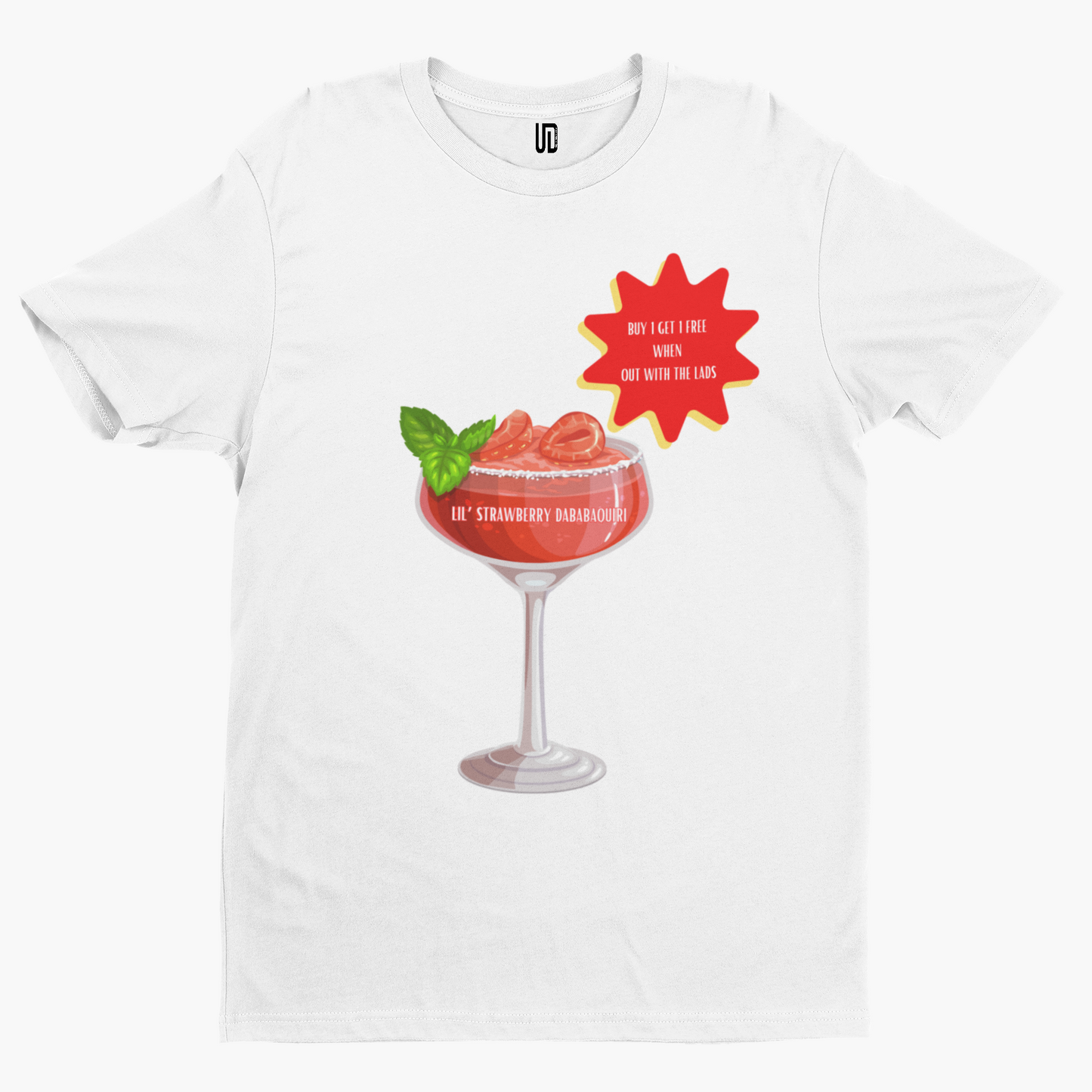 Lil Strawberry Dababaquiri T-Shirt - Unique Designs UK Scouse Meme Collection Liverpool