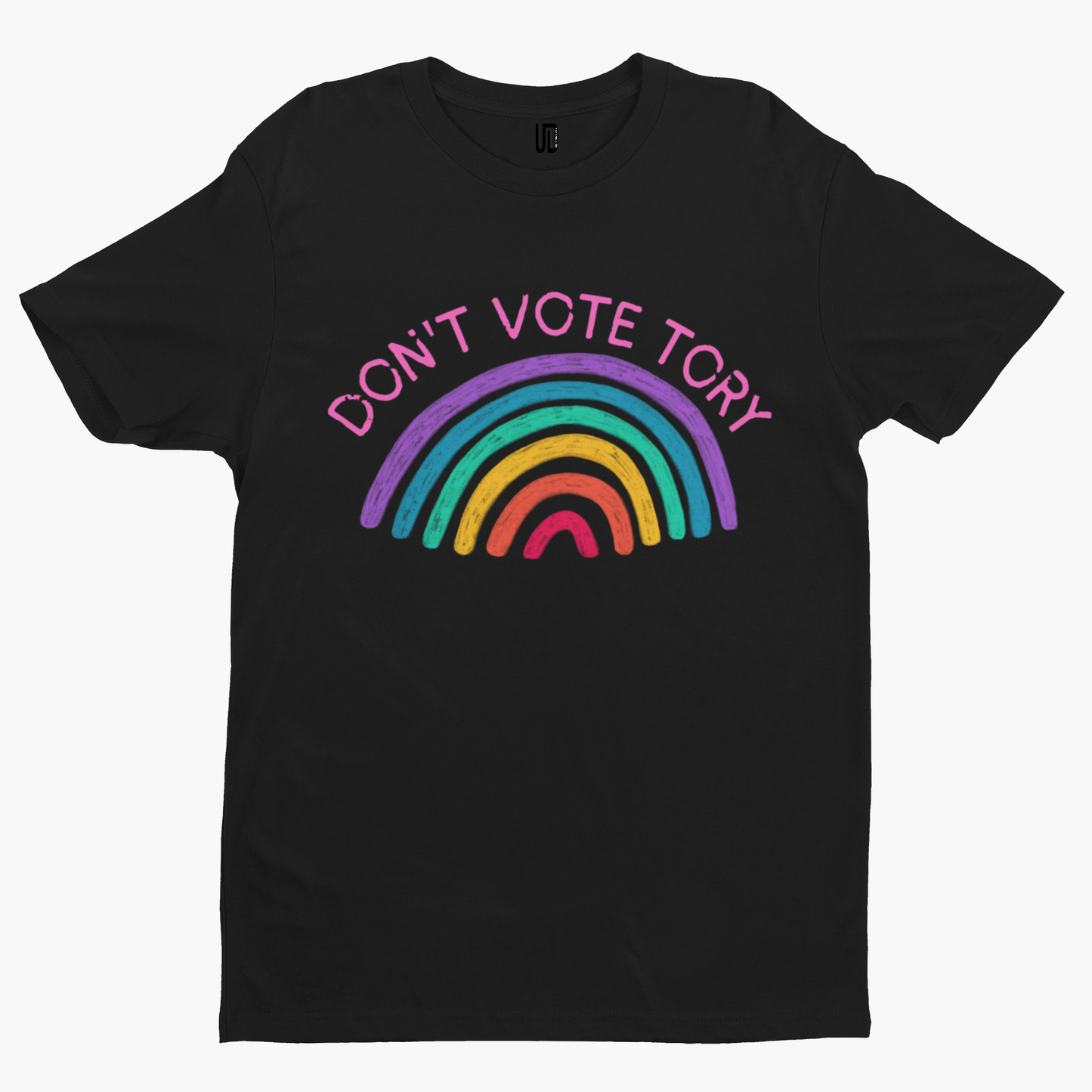 Don't Vote Tory Rainbow T-Shirt - Labour UK Politics Funny Election Scouse Liverpool