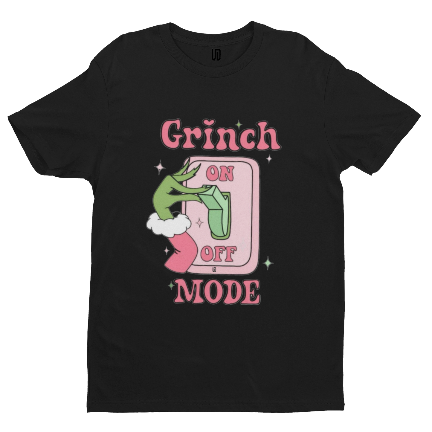 Grinch Mode On T-Shirt - Christmas Xmas Funny Adult Grinch