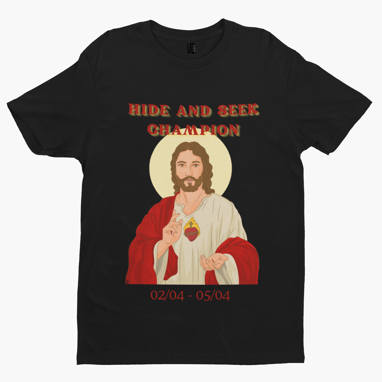 Jesus Hide and Seek Champion T-Shirt - Easter Humour Swear Funny Film TV Comedy