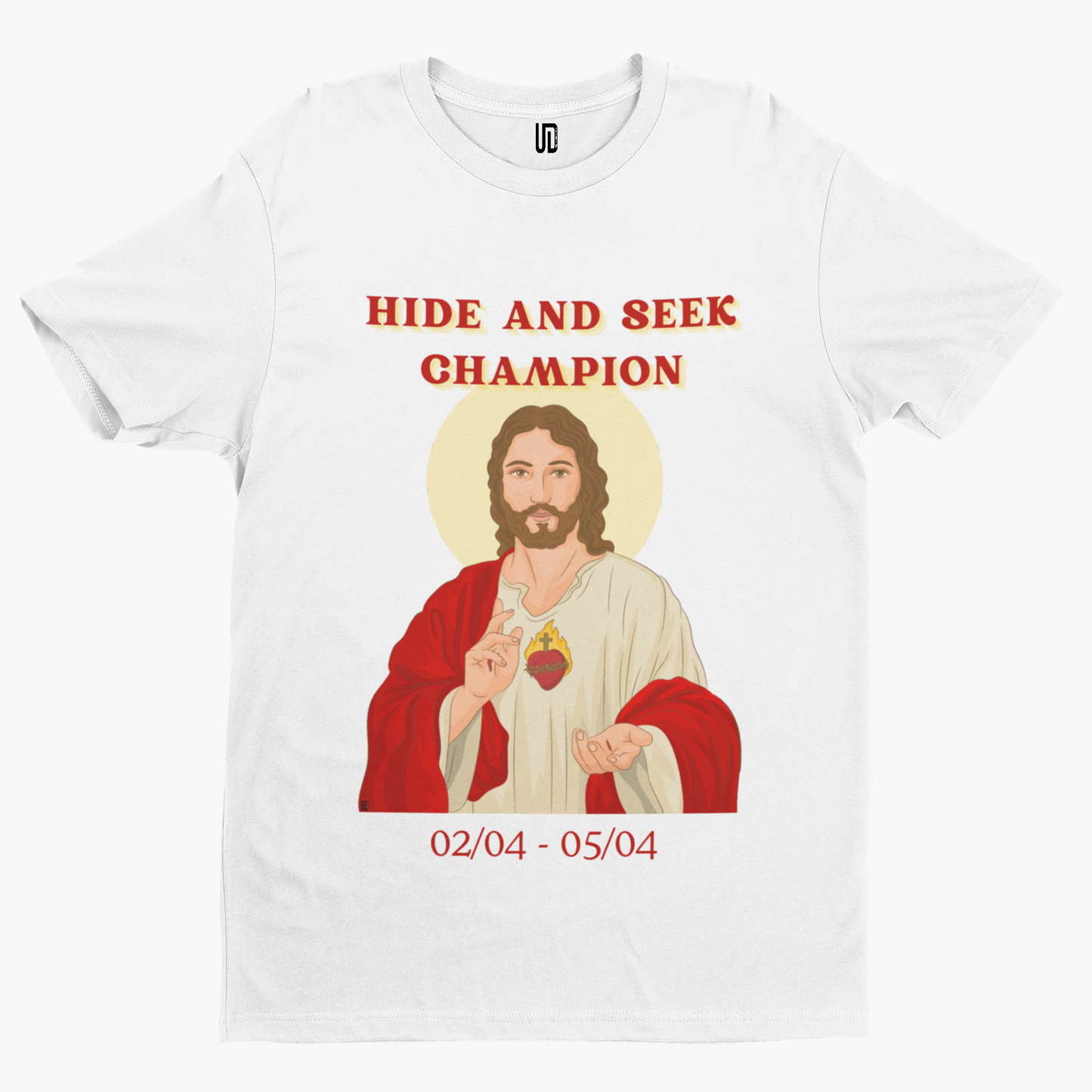 Jesus Hide and Seek Champion T-Shirt - Easter Humour Swear Funny Film TV Comedy