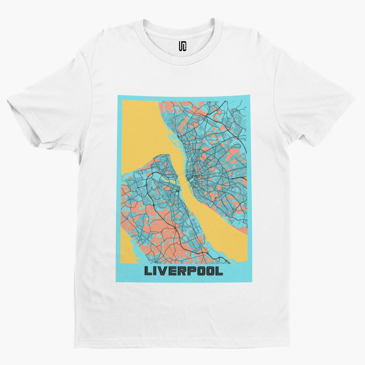 Liverpool Map T-Shirt - Unique Designs UK Scouse Meme Collection Liverpool