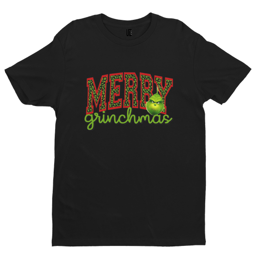 Merry Grinchmas T-Shirt - Christmas Xmas Funny Adult Grinch
