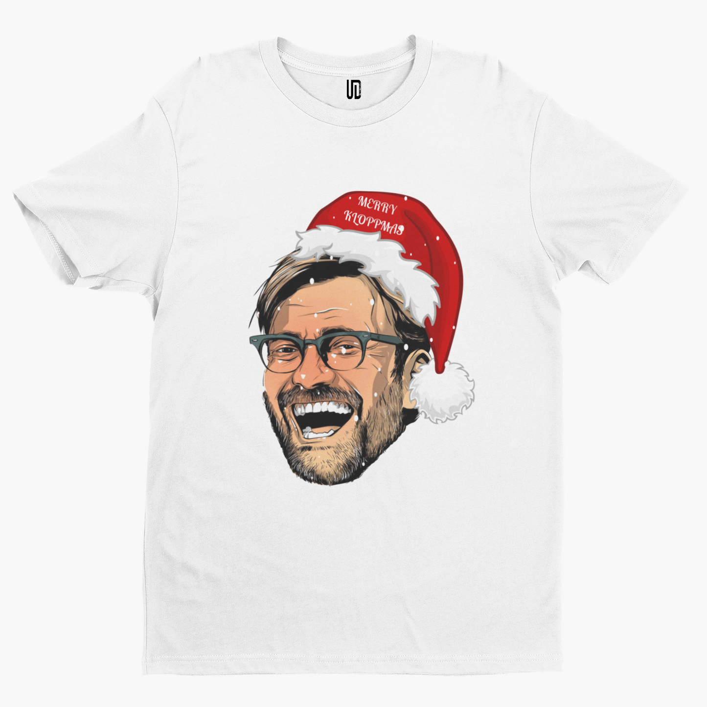 Merry Kloppmas T-Shirt - Funny Liverpool Football Sport Christmas Comedy Scouse