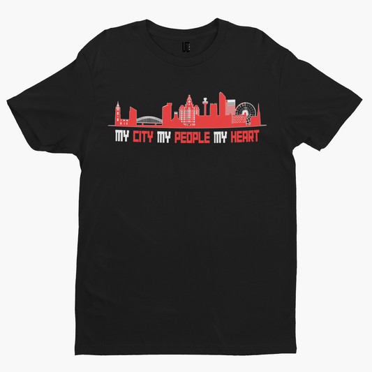 My City My People T-Shirt - Unique Designs UK Scouse Meme Collection Liverpool