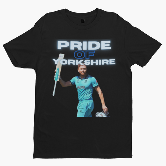 Pride of Yorkshire T Shirt - England Cricket Ashes Bazball Sport Funny Cool Bairstow