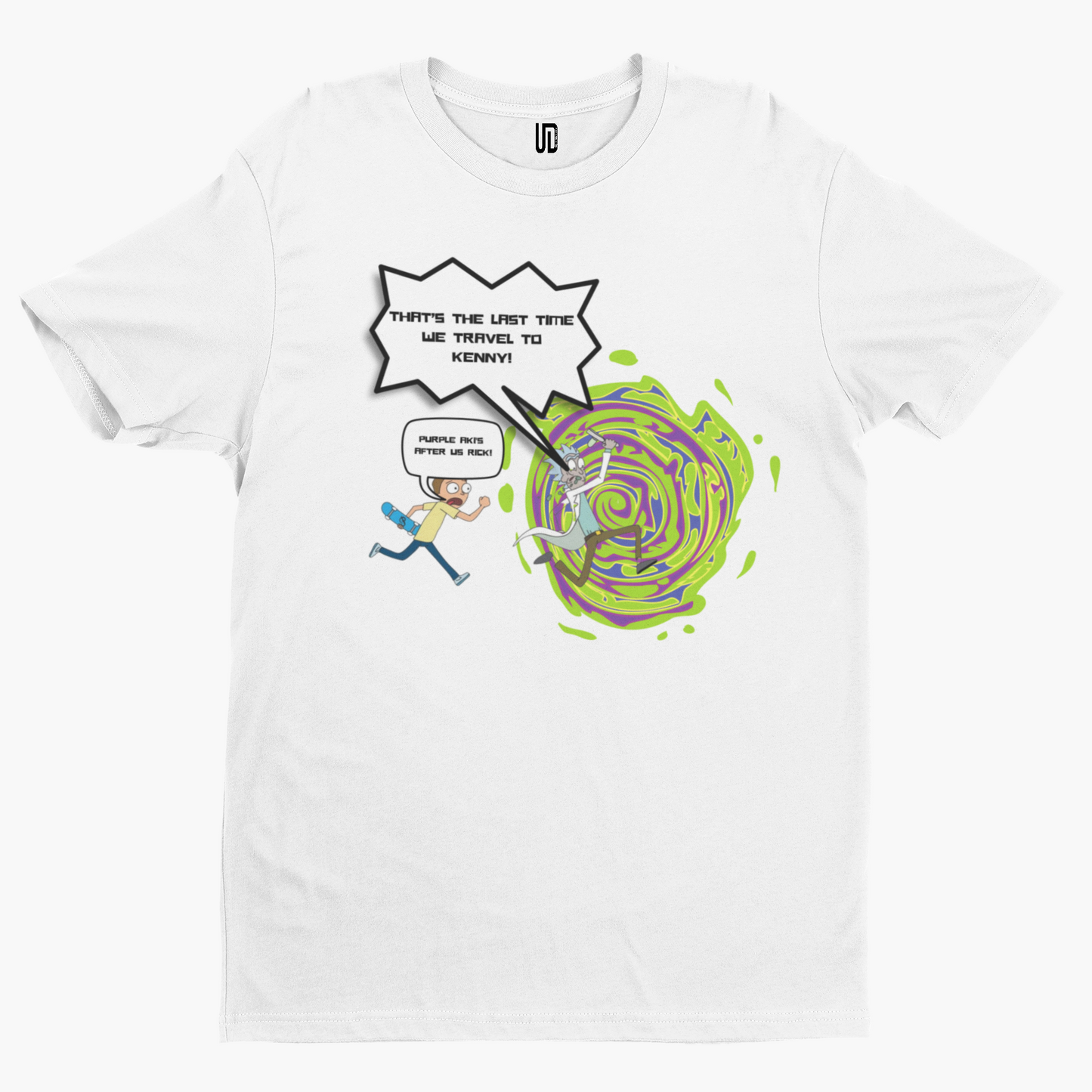 Scouse Rick and Morty T-Shirt - Unique Designs UK Scouse Meme Collection Liverpool Film TV