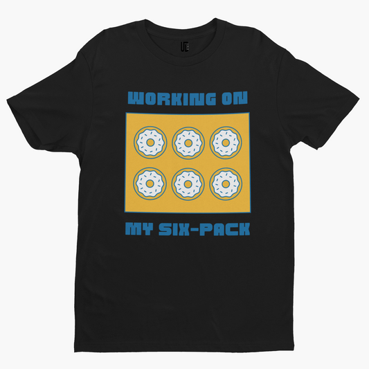 Six Pack T-Shirt - Funny Fathers Day Gift Film Funny Comedy Movie 80s Cool