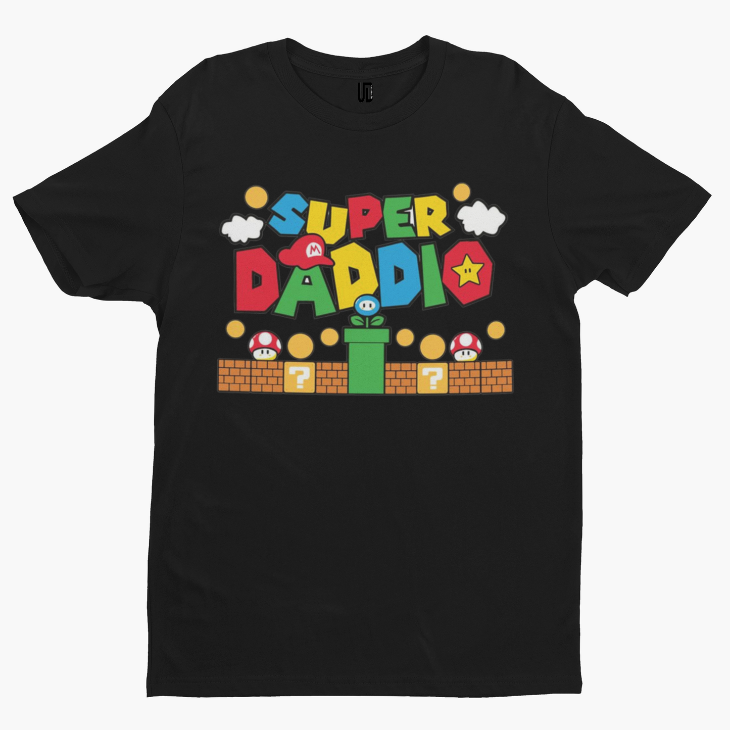 Super Daddio T-Shirt - Dad Cartoon Comedy Film TV Fathers Day Funny Cool