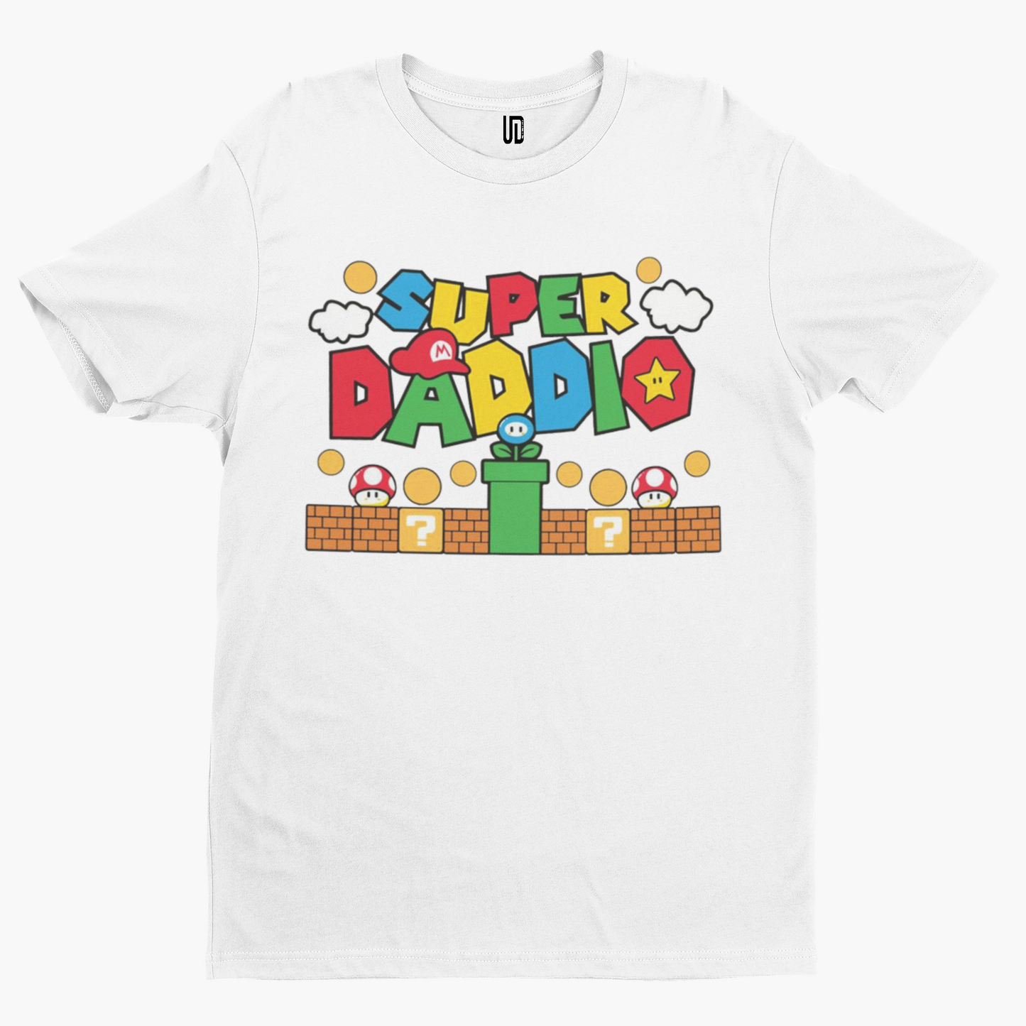 Super Daddio T-Shirt - Dad Cartoon Comedy Film TV Fathers Day Funny Cool