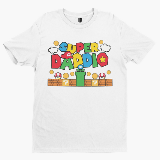Super Daddio T-Shirt - Dad Cartoon Comedy Film TV Fathers Day Funny Cool
