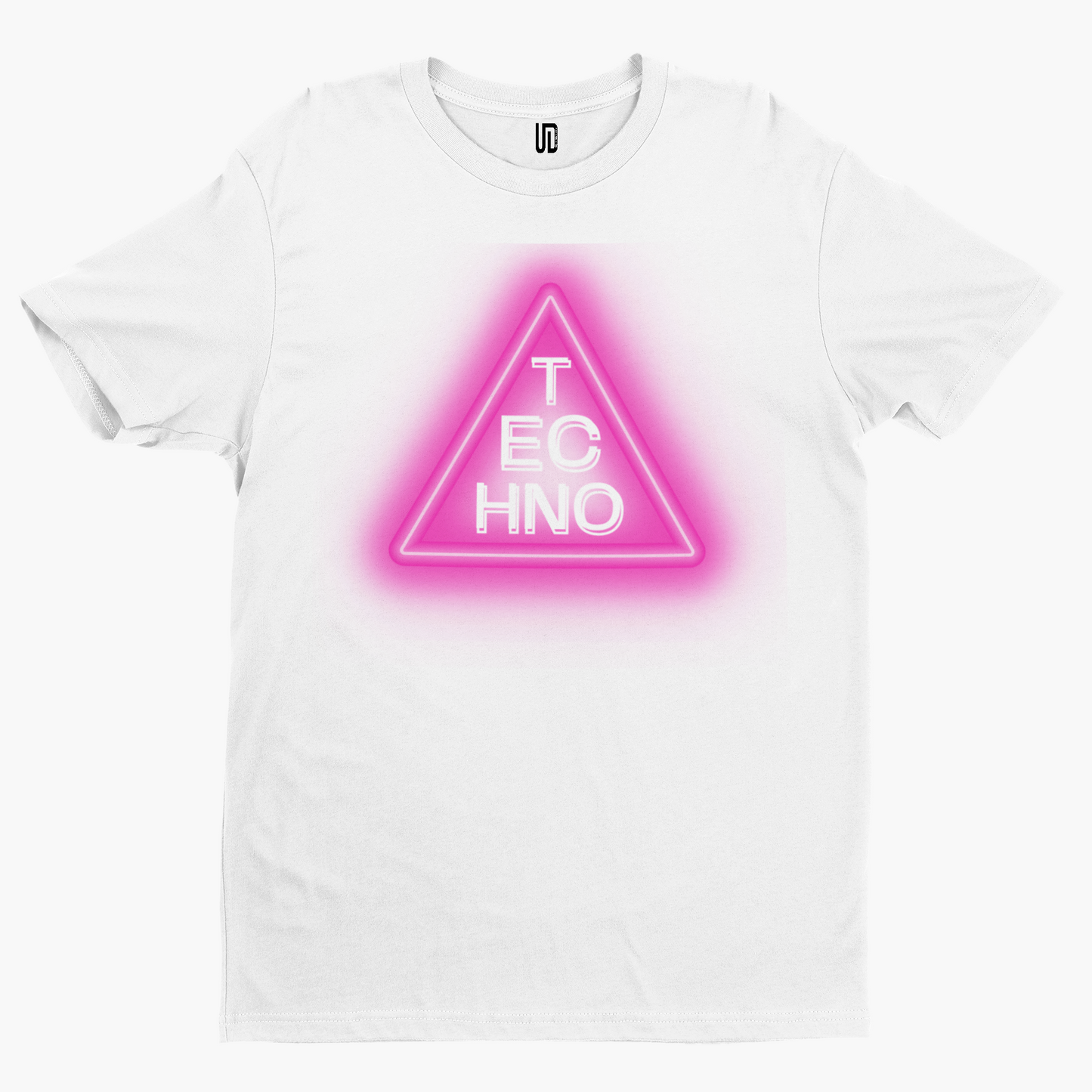 Techno Glow T-Shirt - Unique Designs UK Festival Techno Music