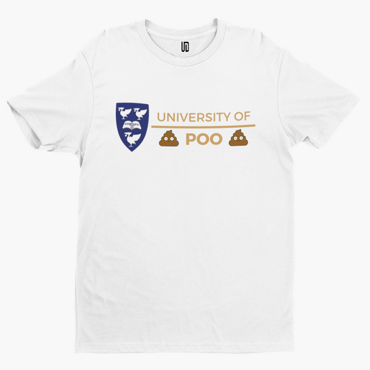 University of Poo T-Shirt - Funny University Student Degree Liverpool