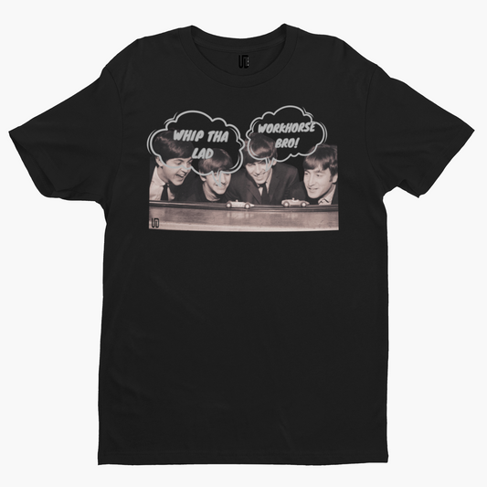 Whip Tha Lad Beatles T-Shirt - Unique Designs UK Scouse Meme Collection Liverpool