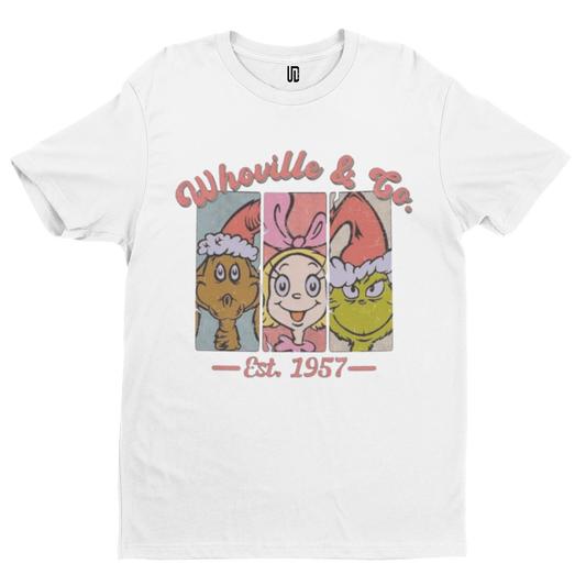 Whoville & Co T-Shirt - Christmas Xmas Funny Adult Grinch