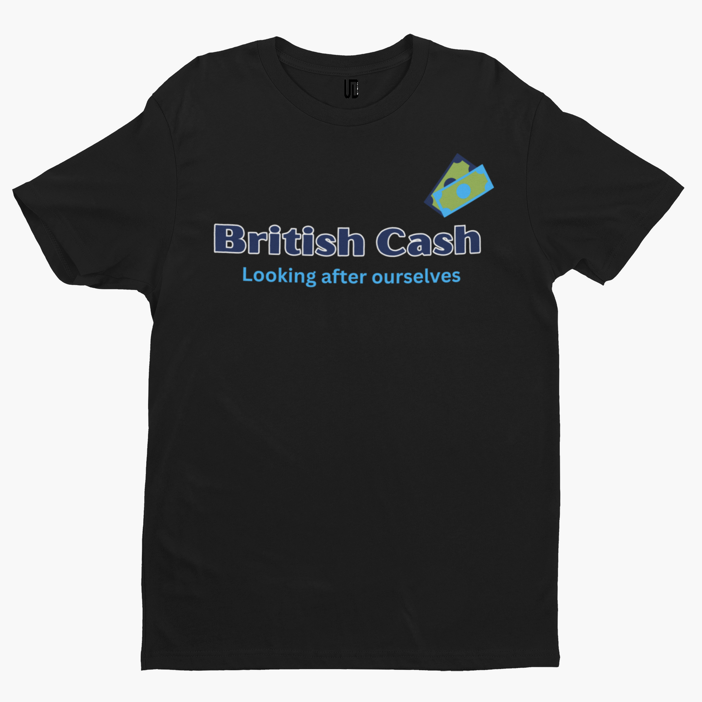 British Cash T-Shirt - Funny Protest Comedy Gas Adult Humour Swear