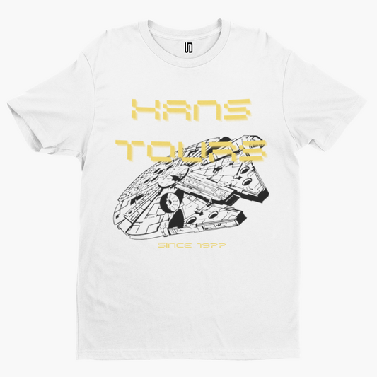 Hans Tours T-Shirt - Retro Sci Fi Film TV Cool Star Space Movie