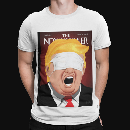 Donald Trump Mask T-Shirt - Funny Politics Rocky Boxing USA Retro Don Election