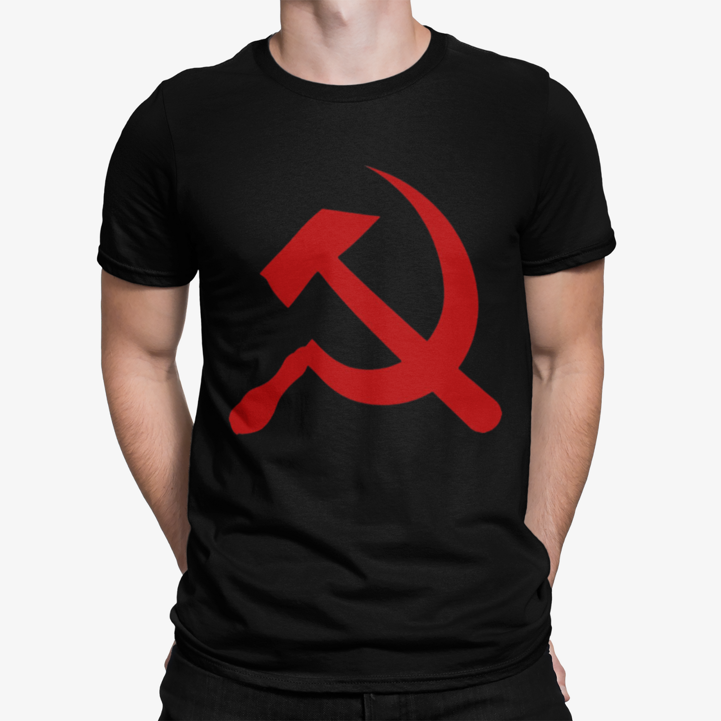 Communism Symbol T-Shirt - Retro Soviet Russia Communism War Politics Pockocmoc