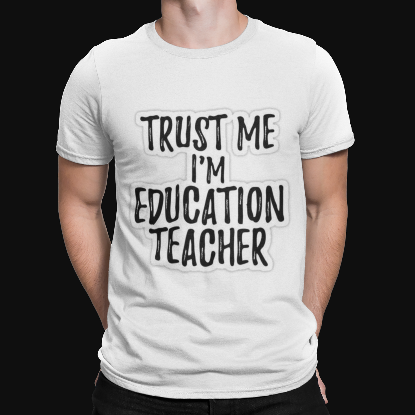 I'M Education Teacher T-Shirt - Funny - Job - Stupid - Joke - Retro - Cool TV UK