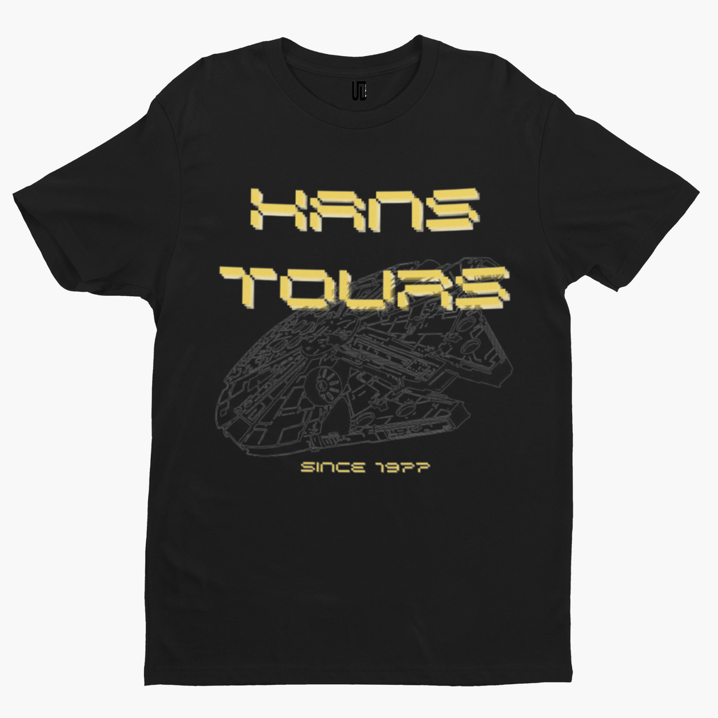 Hans Tours T-Shirt - Retro Sci Fi Film TV Cool Star Space Movie