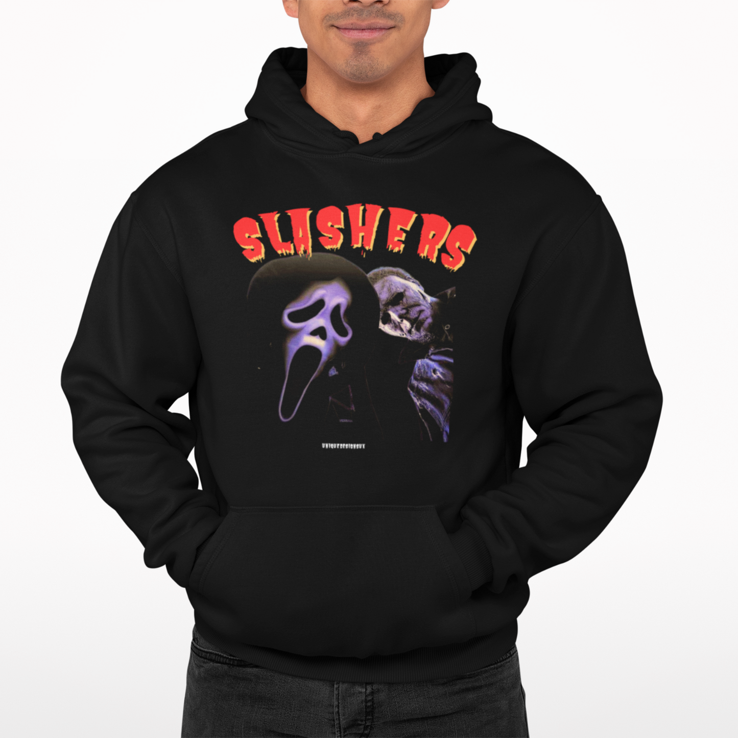 Slashers Hoodie - Retro Film Movie Cool Horror Halloween Scream Myers