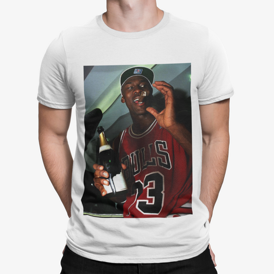Jordan Champagne T-Shirt - Retro - Sport - Basketball Legend - MJ - Michael Cool