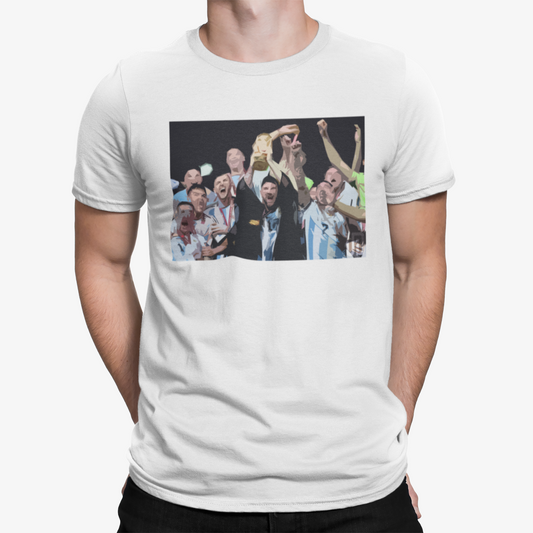 Argentina Group T-Shirt - Football Sport Iconic Diego Legend World Cup Messi