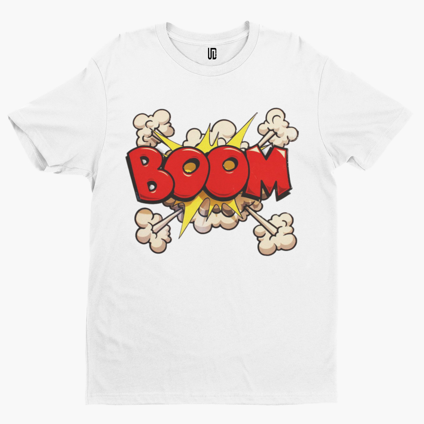 Boom T-Shirt -Comedy Funny Gift Film Movie TV Novelty Adult Cartoon Grenade