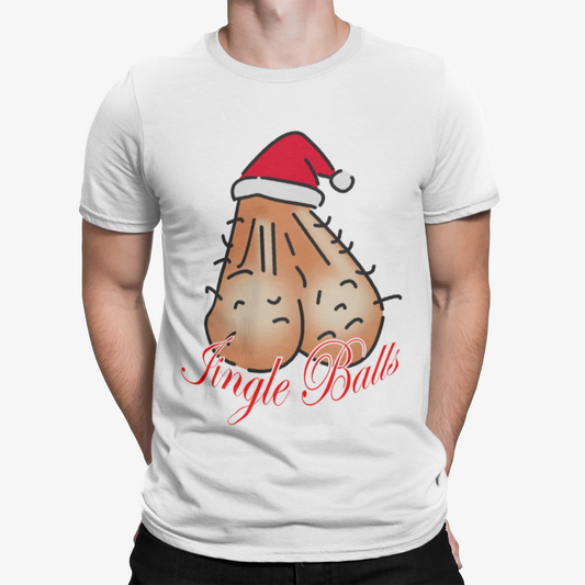 Jingle Balls T-Shirt -Xmas Christmas Movie Comedy Funny Retro Birthday Santa