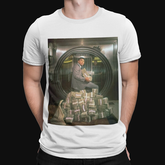 Muhammed Ali Money T-Shirt - Retro - Boxing - Sport - Colour - 80s - Celebrity