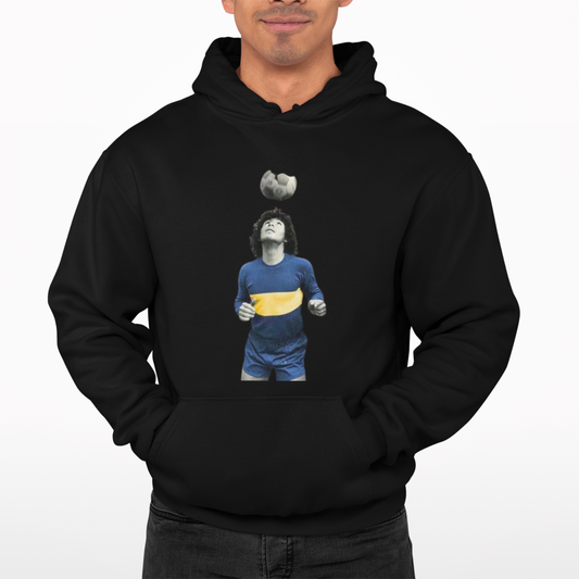 Maradona Header Hoodie - Football - Sport - Iconic - Diego - Legend - World Cup