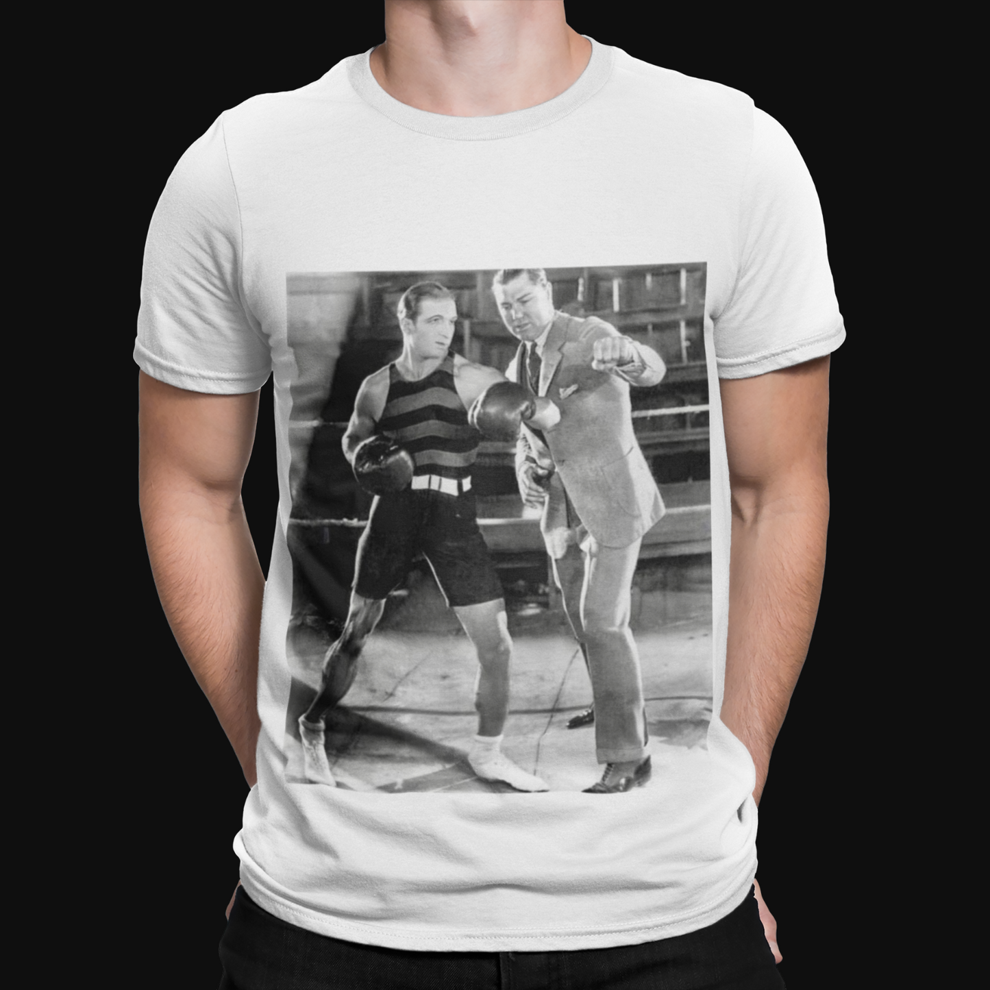 Jack Dempsey Training T-Shirt - Boxing Legend Cool Retro Sport Cool TV  Gift