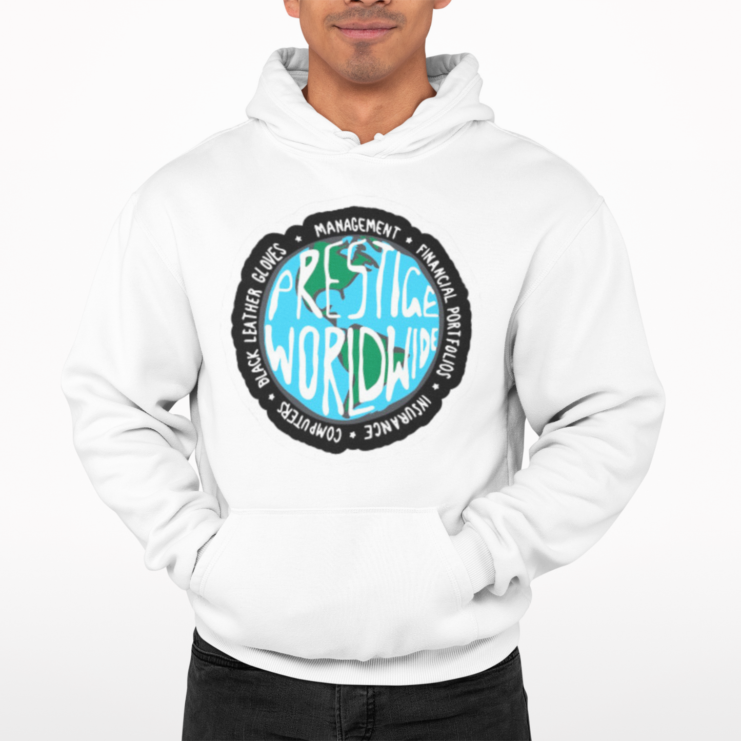 Prestige Worldwide Hoodie -Step Bro Comedy Funny Film Gift Film Movie TV Music