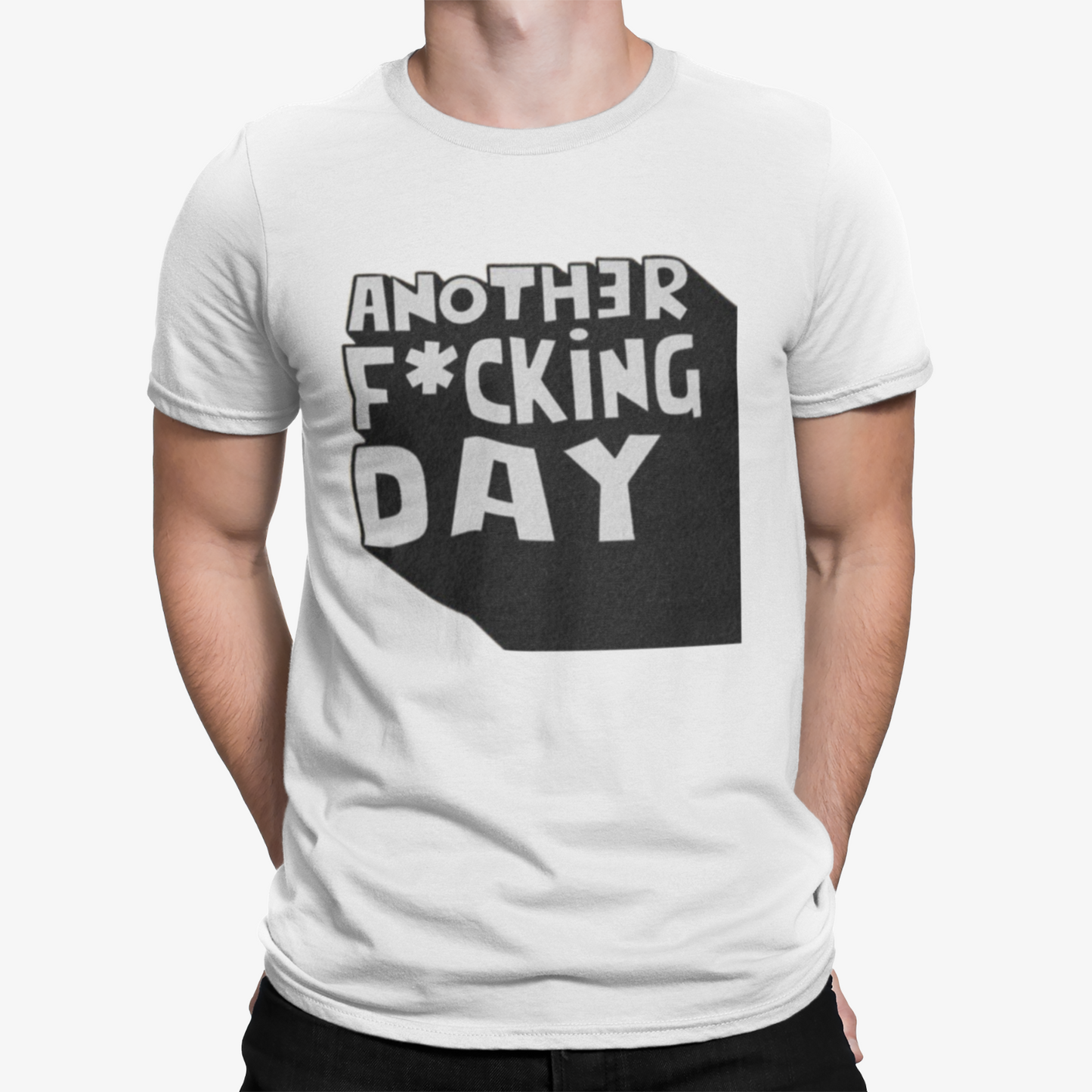 Another F**king Day T-Shirt - Adult Xmas Funny Comedy Retro UK Crisis Gas