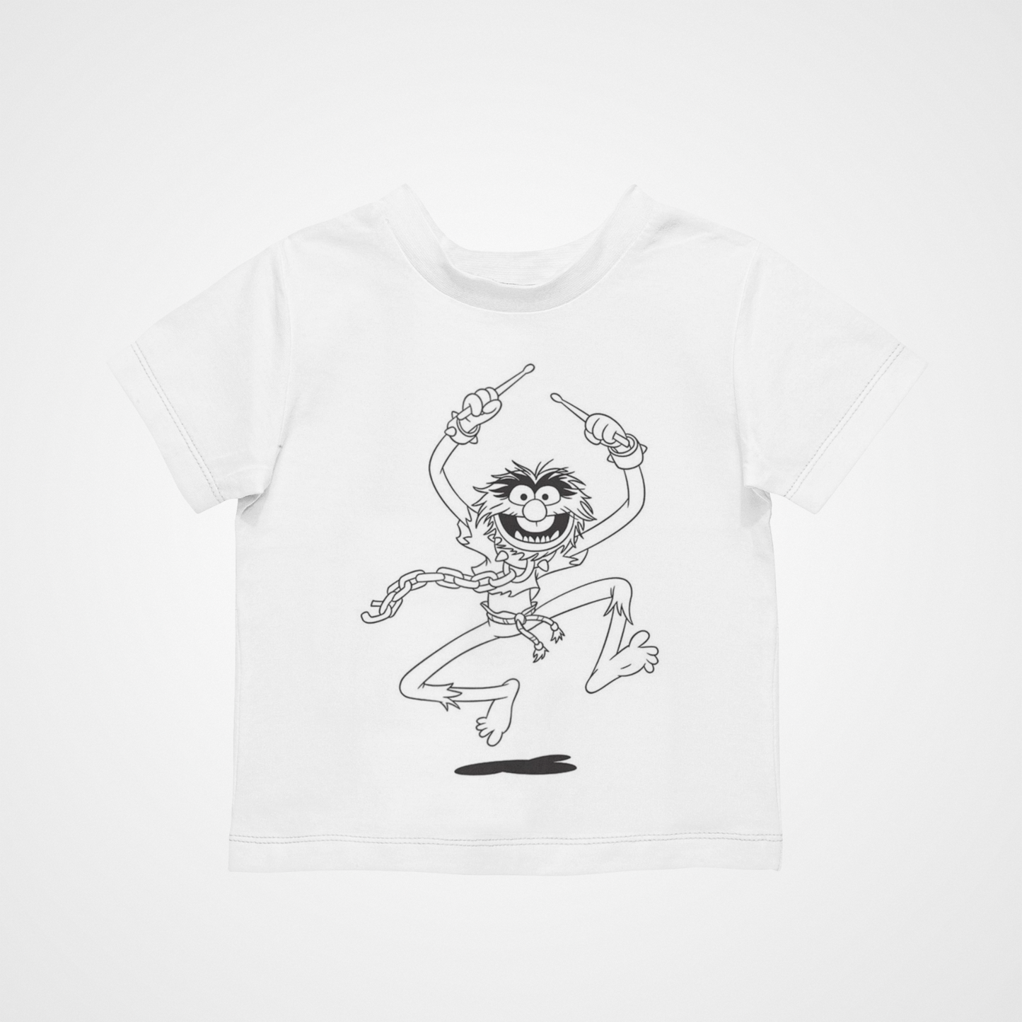 Animal BW T-Shirt - Cool Retro Casual Hipster Kids Children Funny