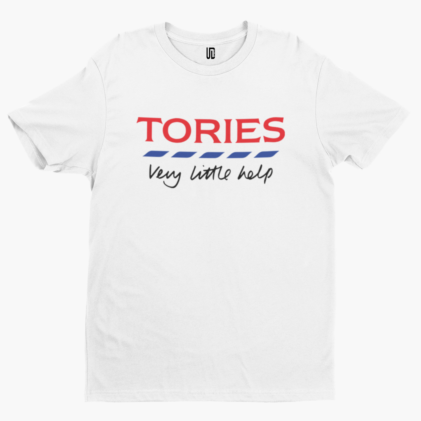 Tories Very Little Help T-Shirt - Retro Johnson UK Politics Funny Rishi Election