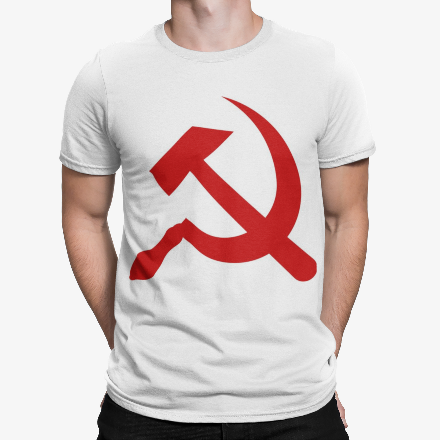 Communism Symbol T-Shirt - Retro Soviet Russia Communism War Politics Pockocmoc