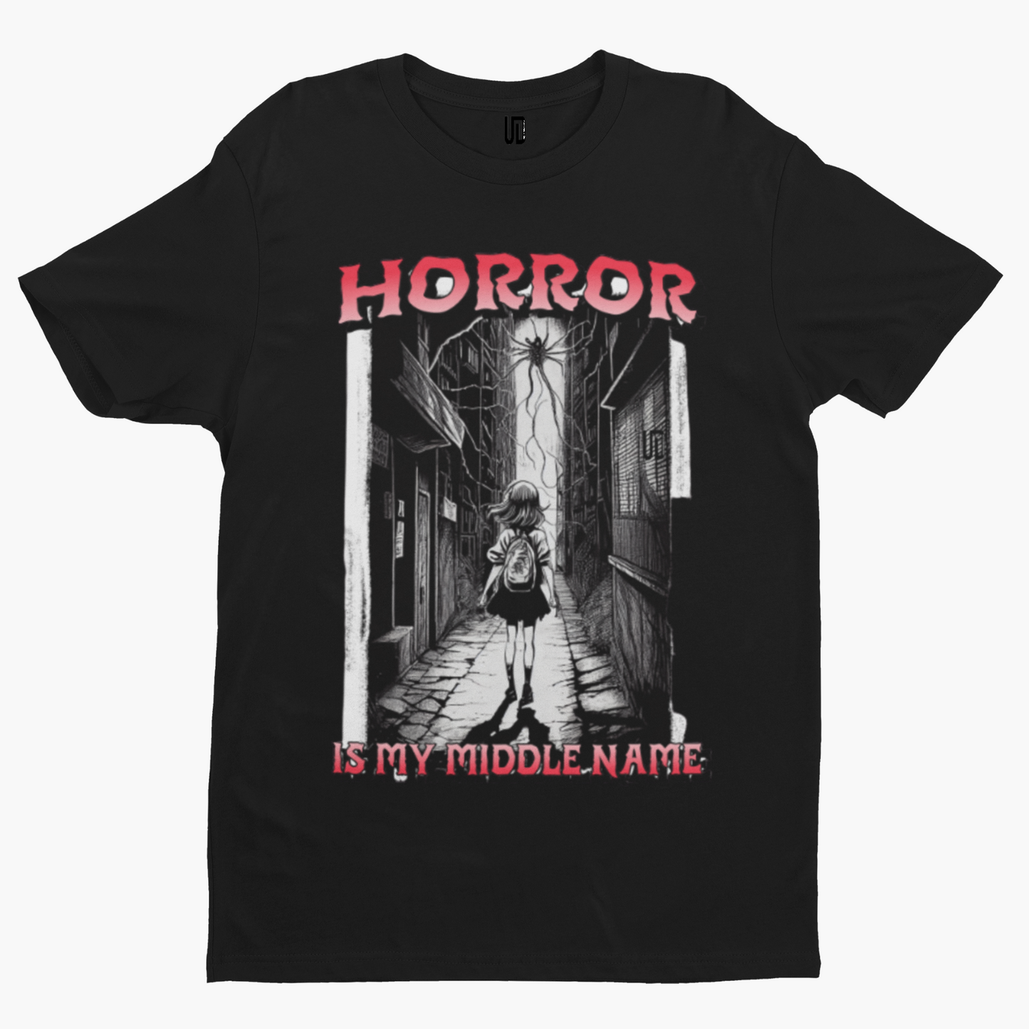 Horror Is My Middle Name T-Shirt - Film TV Funny Art Horror Halloween Scream Saw