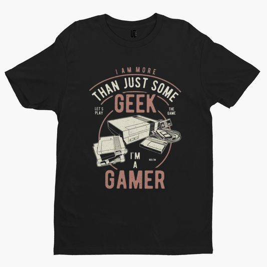 More Than A Geek T-Shirt - Comedy Funny Film Gift Film Movie TV Gamer Novelty